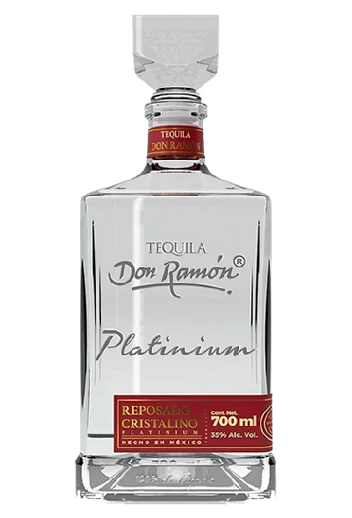 Tequila Don Ramon Platinium Reposado Cristalino